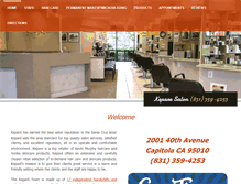 Tablet Screenshot of keparesalon.com